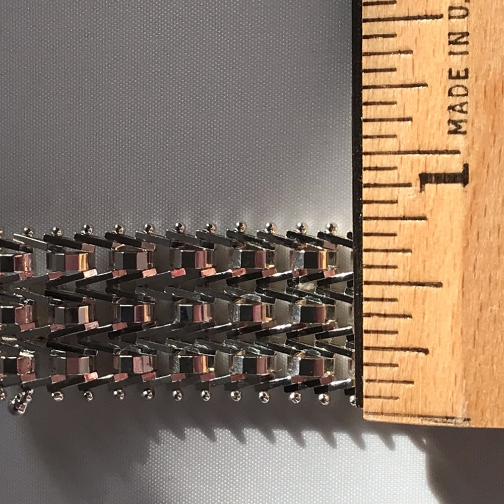 Milor Sterling Diamond-Cut Woven Link Bracelet - Picture 2 of 11